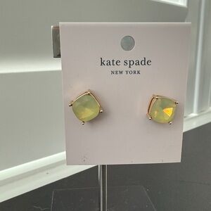 Kate Spade New York NEW Small Square Studs Gold/Yellow